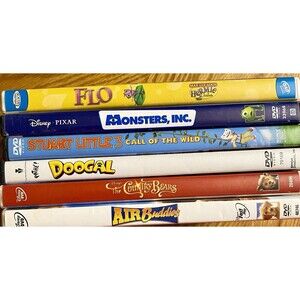 Lot Of 6 DVDs Children Family Animated Movies
